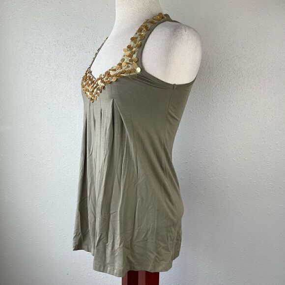 NWT Mac & Jac Khaki Mix Tank Top Size XS - Picture 4 of 9